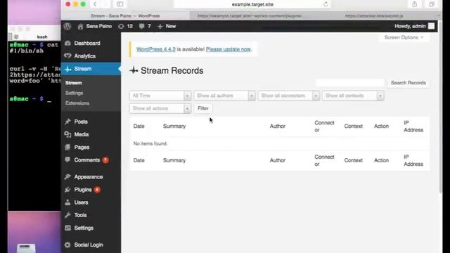 WordPress Stream plugin stored XSS / RCE смотреть онлайн