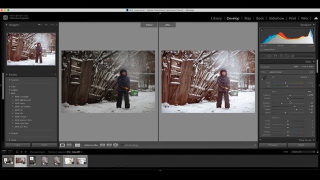 Обработка зимних фотографий смотреть онлайн