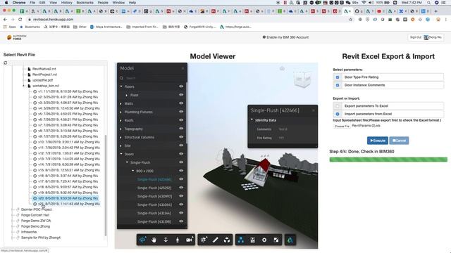 Revit parameters Export & Import to Excel смотреть онлайн
