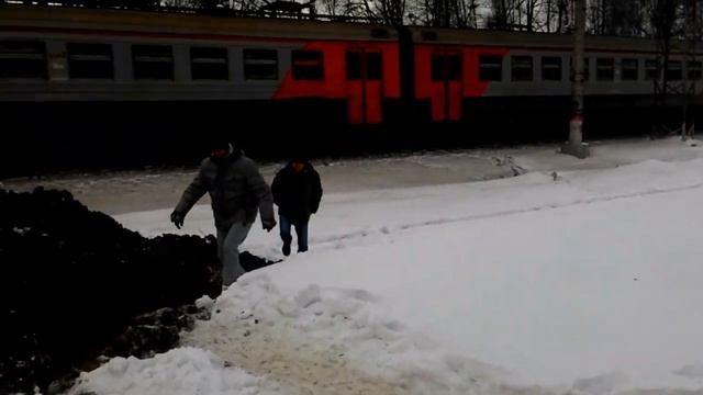 Строительство ж\д путей в Одинцово. Район Трёхгорка. смотреть онлайн