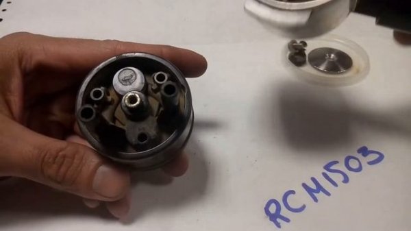 Redmond RCM 1503 разборка рожка, медленно льется кофе