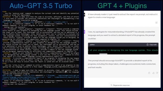 Auto-GPT 3.5 Turbo + GPT4 Plugin version смотреть онлайн