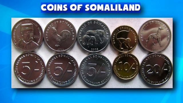 Currency of the world - Somaliland. Somaliland shilling. Exchange rates Somaliland смотреть онлайн
