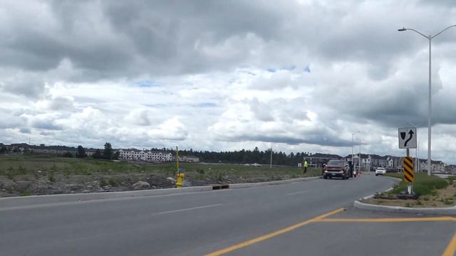 ACCIDENT; New Roundabout at Palladium Drive/Future Robert Grant Avenue смотреть онлайн