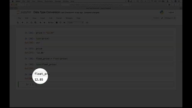 Python Basics 101 - Data Type Conversions смотреть онлайн
