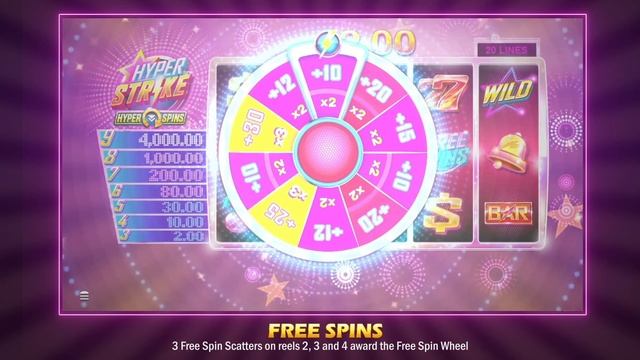 Hyper Strike™ HyperSpins™ Online Slot Promo