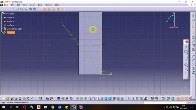 Catia V5r20 Vježba 3. ( Practice 3. ) смотреть онлайн