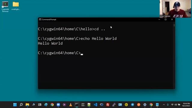 CSC 815 Self-Introduction - Cygwin Linux Distro and GitHub Demo смотреть онлайн