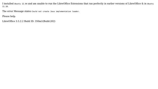 How do I get LibreOffice Extensions to work in 12.04? смотреть онлайн