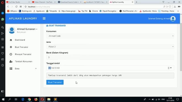 Source code aplikasi managemen usaha laundry berbasis php смотреть онлайн