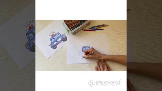 Рисование цветными карандашами. смотреть онлайн