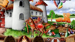 Прохождение Три богатыря или очень страшная сказка - Начало!Собираем свою дружину!Выносим пни!#1 +1