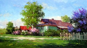 Пейзажи и натюрморты. Художник Сергей Крупский.