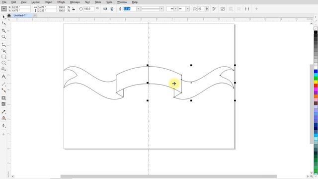 Ribbon Banner Design in Coreldraw | Professional Banner designing | Coreldraw tutorial смотреть онлайн