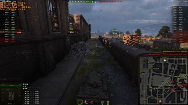 World of Tanks HD map performance on an old GPU (R9 280) смотреть онлайн