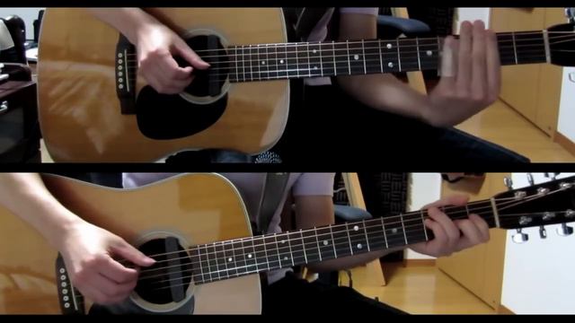 COWBOY BEBOP " Felt Tip Pen " acoustic guitar duo смотреть онлайн