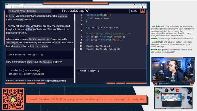 JavaScript Algorithms and Data Structures | #16 - Object Oriented Javascript (Bagian 1/2) смотреть онлайн