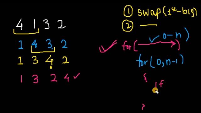 Bubble Sort hackerrank solution and explanation смотреть онлайн