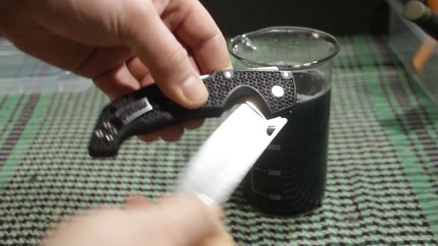 ? ТРАВЛЕНИЕ НОЖЕЙ ИЗ НЕРЖАВЕЙКИ в домашних условиях. Полезный лайфхак. смотреть онлайн