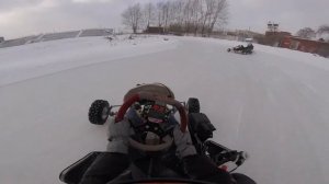 Winter karting rotax max round 2 . Ice karting. Зимний картинг Омск ,,Досааф" (4 этап 2021)