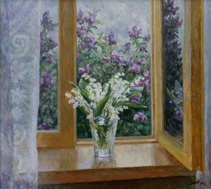 «Как прекрасна весна за окном...» Картины разных художников.