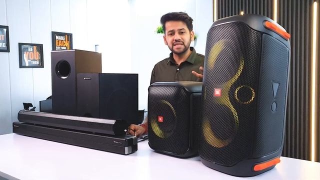 PartySpeaker Vs Soundbar/5.1 System. Which One Is Best?