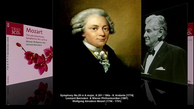 W.A. Mozart - Symphony No.29 in A major K.201 (dir. Leonard Bernstein, 1989) смотреть онлайн