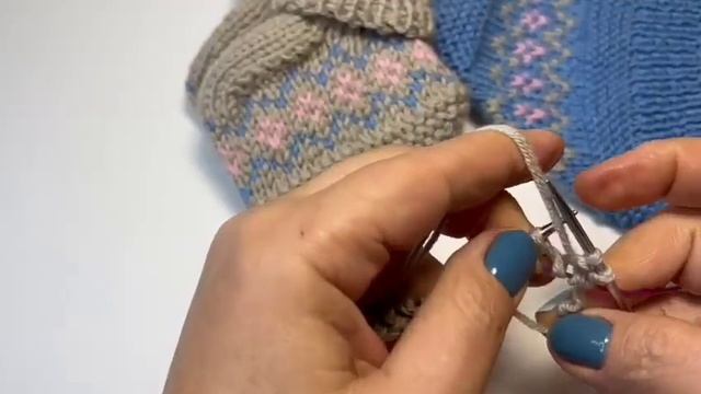 Набор "Джуди"-попарный набор петель одновременно на 2 спицы для пинеток,капюшонов и др. смотреть онлайн