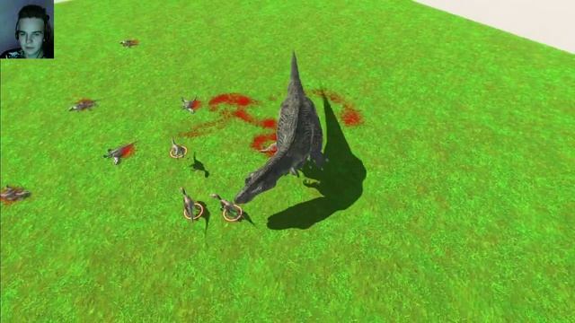 11 Велоцираптор Vs TRex  | Кто победит | Animal Revolt Battle Simulator