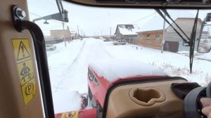 Учусь управлять трактором К-742 МСт1 под руководством @Стас Бредихин