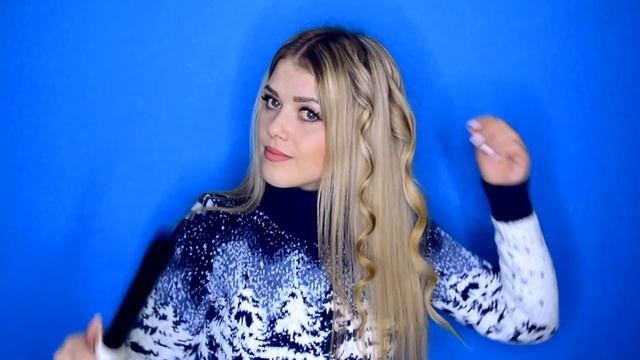 Красивая прическа на Новый Год 2019 своими руками / Делаем кудри за 5 минут смотреть онлайн