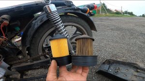 Замена воздушного фильтра на мопеде Альфа 110