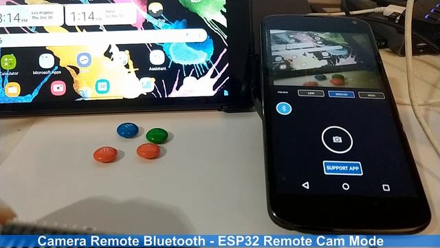 Camera Remote Bluetooth ESP32 Cam Remote Control Demo смотреть онлайн