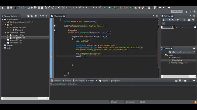 Crear un mapa en java смотреть онлайн