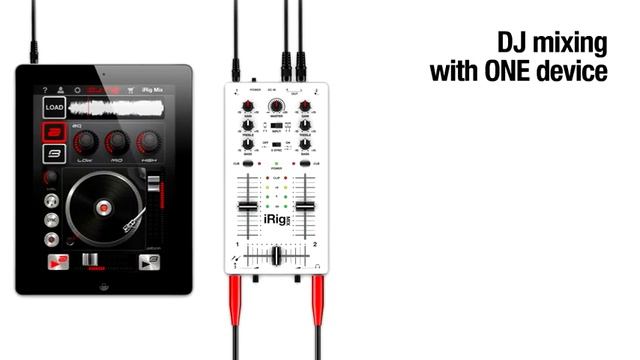 iRig MIX from IK Multimedia - the first mobile mixer for iPhone, iPod, iPad смотреть онлайн