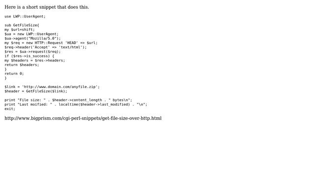 How to get file size before downloading the file LWP::useragent? (3 Solutions!!) смотреть онлайн