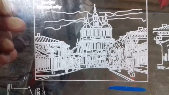 Станок с чпу. Гравировка на оргстекле, 3D. смотреть онлайн