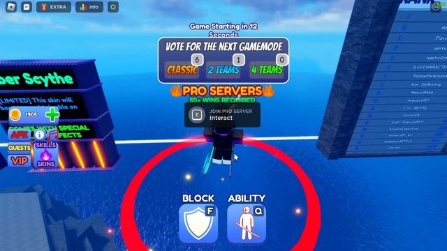 The Pro Servers Experience... (ROBLOX Blade Ball) смотреть онлайн