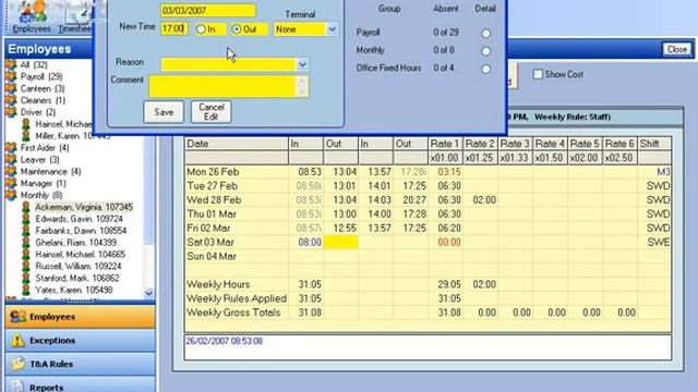Employee Attendance Software - Focus Pro Demo Part 6 смотреть онлайн
