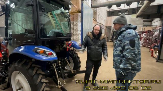 Подробное обучение клиента на тракторе Синтай 244 смотреть онлайн