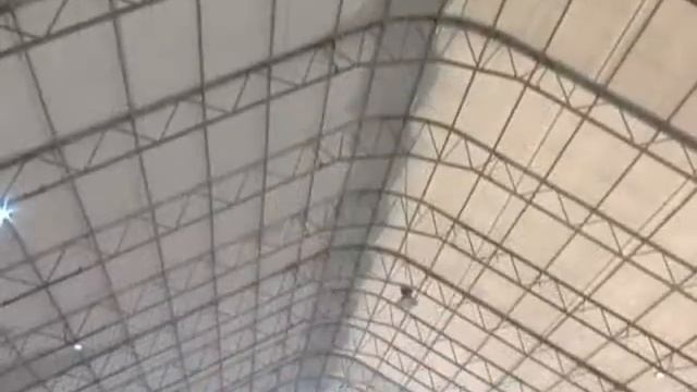 Каркасно-тентовый ангар спортивного назначения