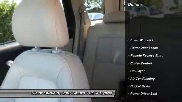 2007 Saturn VUE I4 Hybrid Fairfield CA 94534 смотреть онлайн