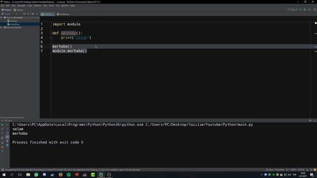 Python 3.6 Dersleri #23 | Modüller смотреть онлайн
