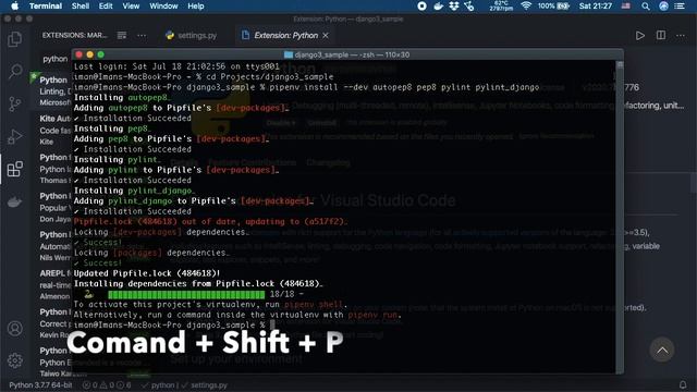 Django 3: Configure VSCode for Django Development смотреть онлайн