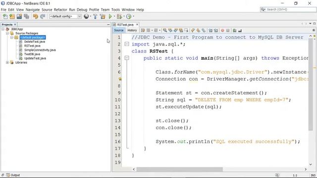 4 - JDBC CRUD Example Using java.sql.Statement - Java Training By eZeon смотреть онлайн