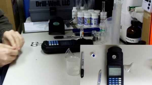 Well Water Nitrate Test - Hach DR/890 Colorimeter