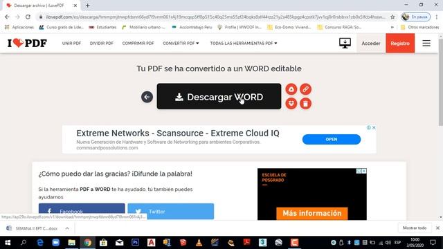 CONVERTIR PDF A WORD, EXCEL, POWER POINT, ETC смотреть онлайн