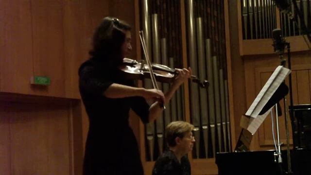 Milena Valeva - Maurice Ravel - Sonata for violin&piano - Allegretto смотреть онлайн