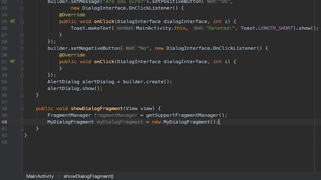 28.Dialog Fragment смотреть онлайн