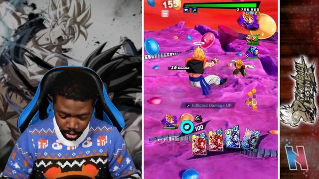 14 STAR ULTRA SUPER GOGETA HITS LIKE A FRIEGHT TRAIN!!! Dragon Ball Legends Gameplay! смотреть онлайн